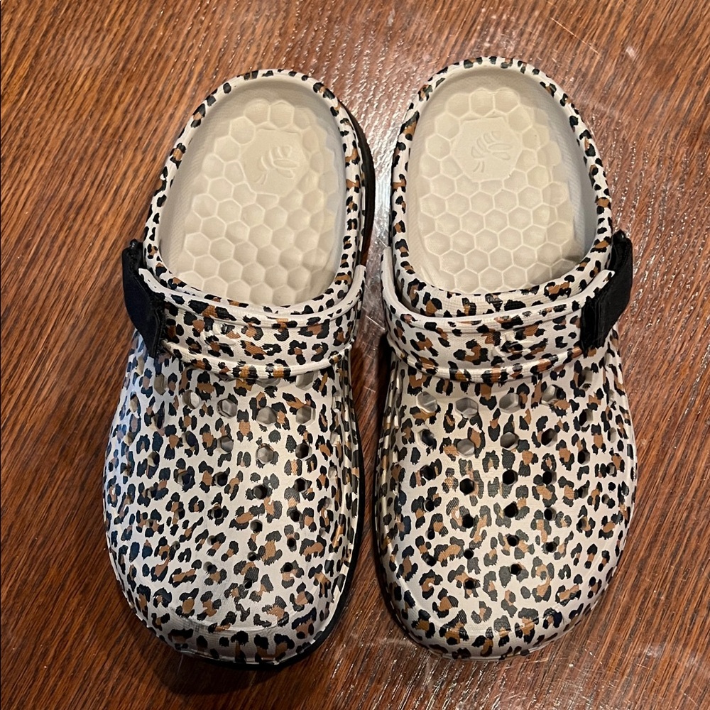 Joybees Leopard Print Clogs
